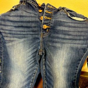 Kancan button fly jeans. Size 15